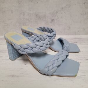 Dolce Vita Blue Braided Heels